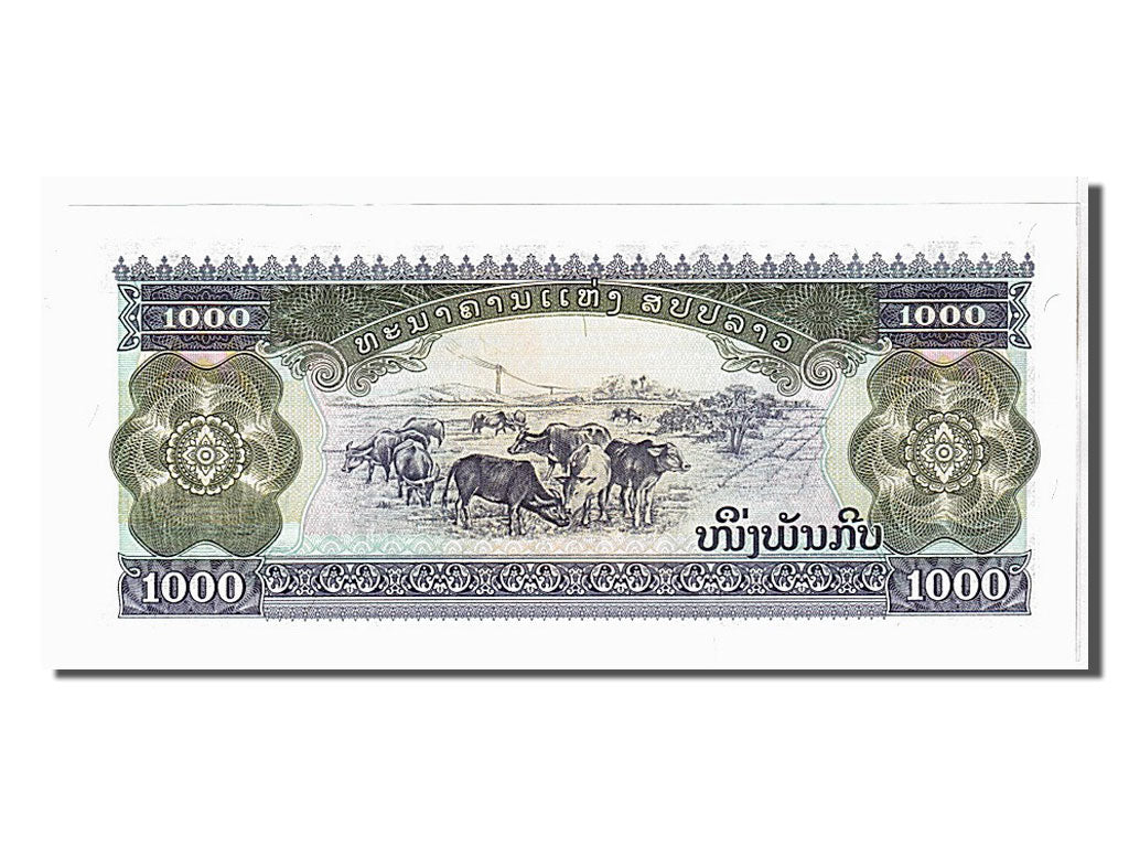 Banconote, Laos, 1000 Kip, 1998, KM:32Aa, FDS