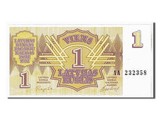 Banconote, Lettonia, 1 Rublis, 1992, KM:35, FDS