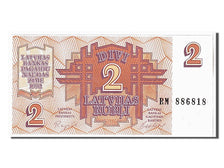 Biljet, Letland, 2 Rubli, 1992, NIEUW