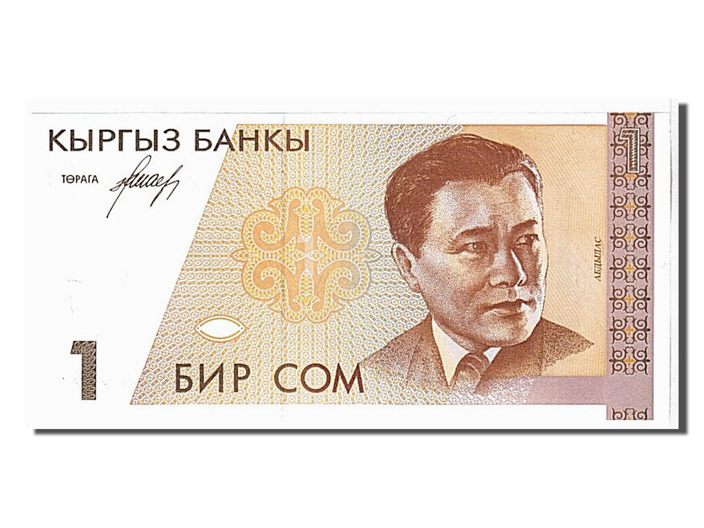Banknote, KYRGYZSTAN, 1 Som, 1999, KM:15, UNC(65-70)