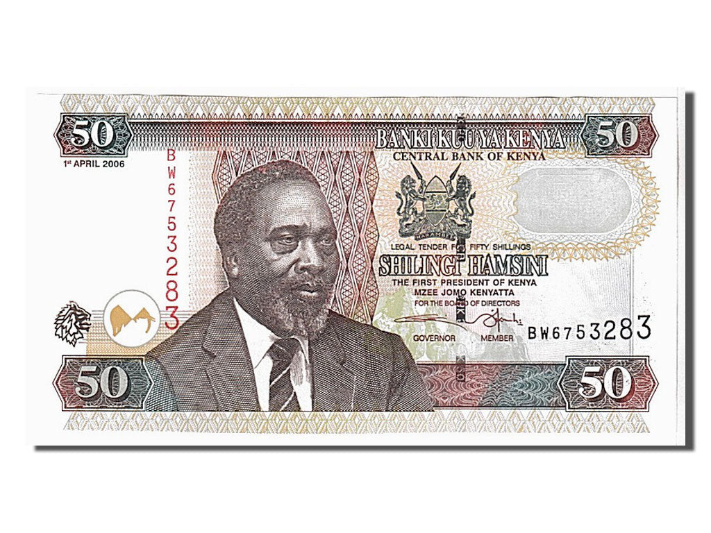 Banknote, Kenya, 50 Shillings, 2006, KM:47b, UNC(65-70)