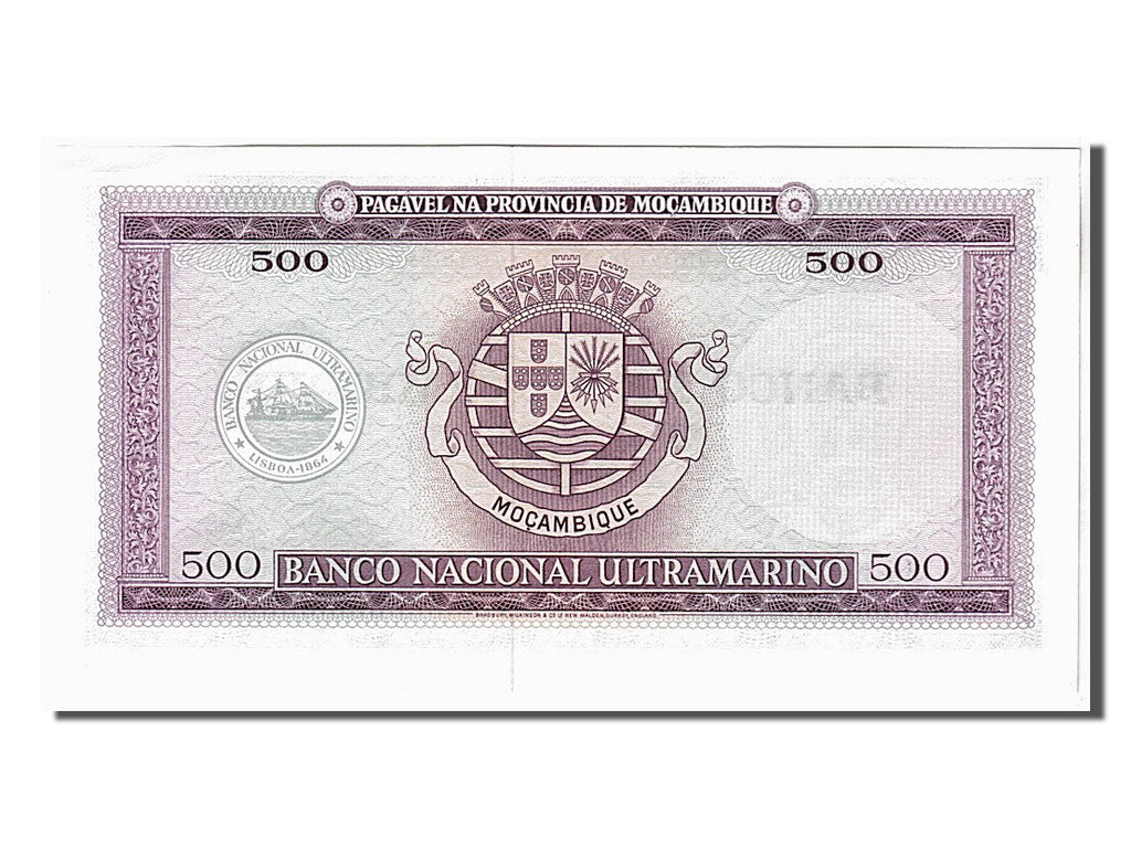 Banknote, Mozambique, 500 Escudos, 1967, KM:110a, UNC(63)