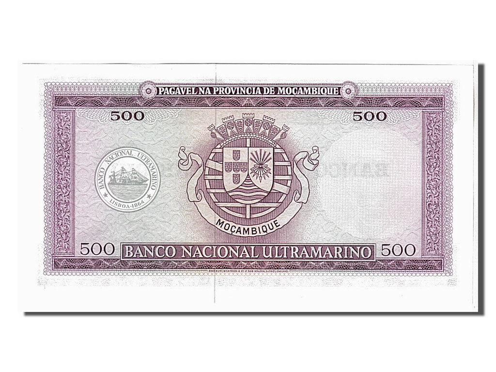 Banknote, Mozambique, 500 Escudos, 1967, KM:110a, UNC(65-70)