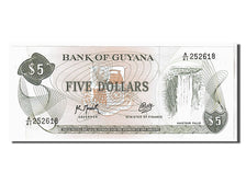Banknote, Guyana, 5 Dollars, 1992, KM:22f, UNC(65-70)
