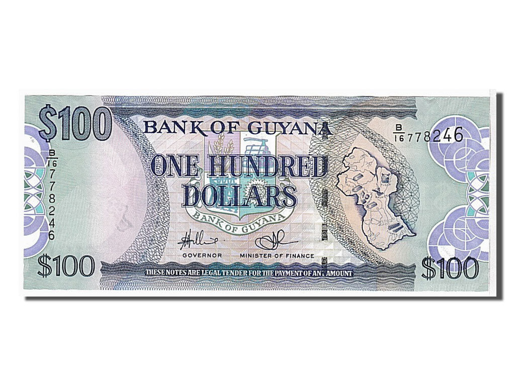 Banconote, Guyana, 100 Dollars, 2006, KM:36b, FDS
