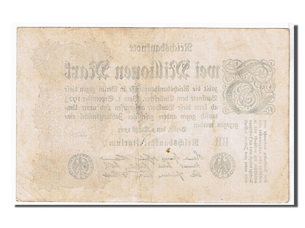 Banknote, Germany, 2 Millionen Mark, 1923, KM:103, AU(55-58)