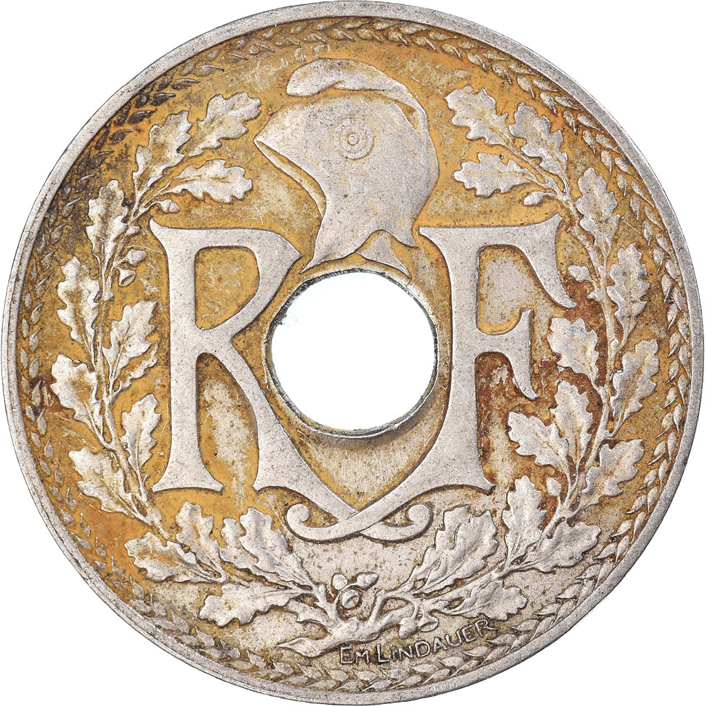 Monnaie, France, 25 Centimes, 1915