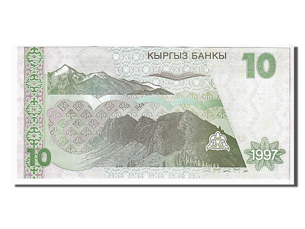 Banknote, KYRGYZSTAN, 10 Som, 1997, UNC(65-70)