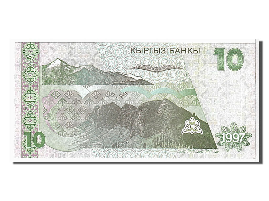 Banknote, KYRGYZSTAN, 10 Som, 1997, KM:14, UNC(65-70)