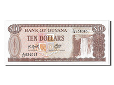 Banknot, Gujana, 10 Dollars, 1992, KM:23f, UNC(65-70)