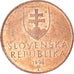 Monnaie, Slovaquie, 50 Halierov, 1998
