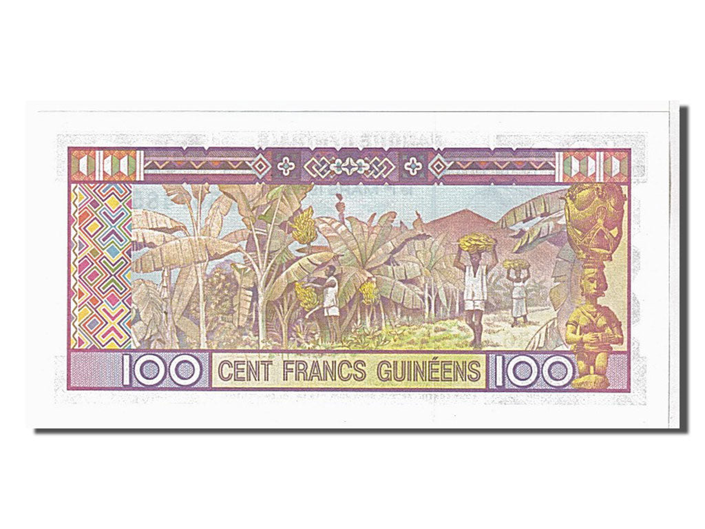 Banknote, Guinea, 100 Francs, 1998, KM:35a, UNC(65-70)