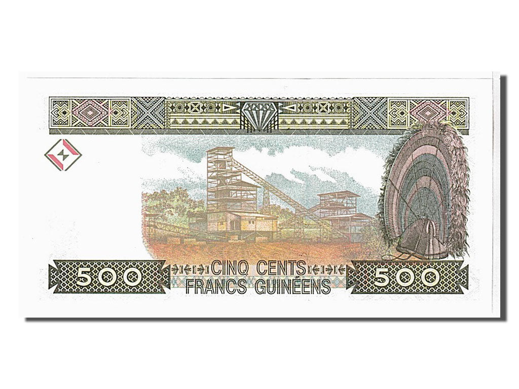 Banknote, Guinea, 500 Francs, 1998, KM:36, UNC(65-70)