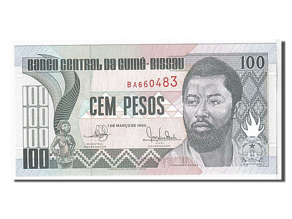Banconote, Guinea-Bissau, 100 Pesos, 1990, FDS