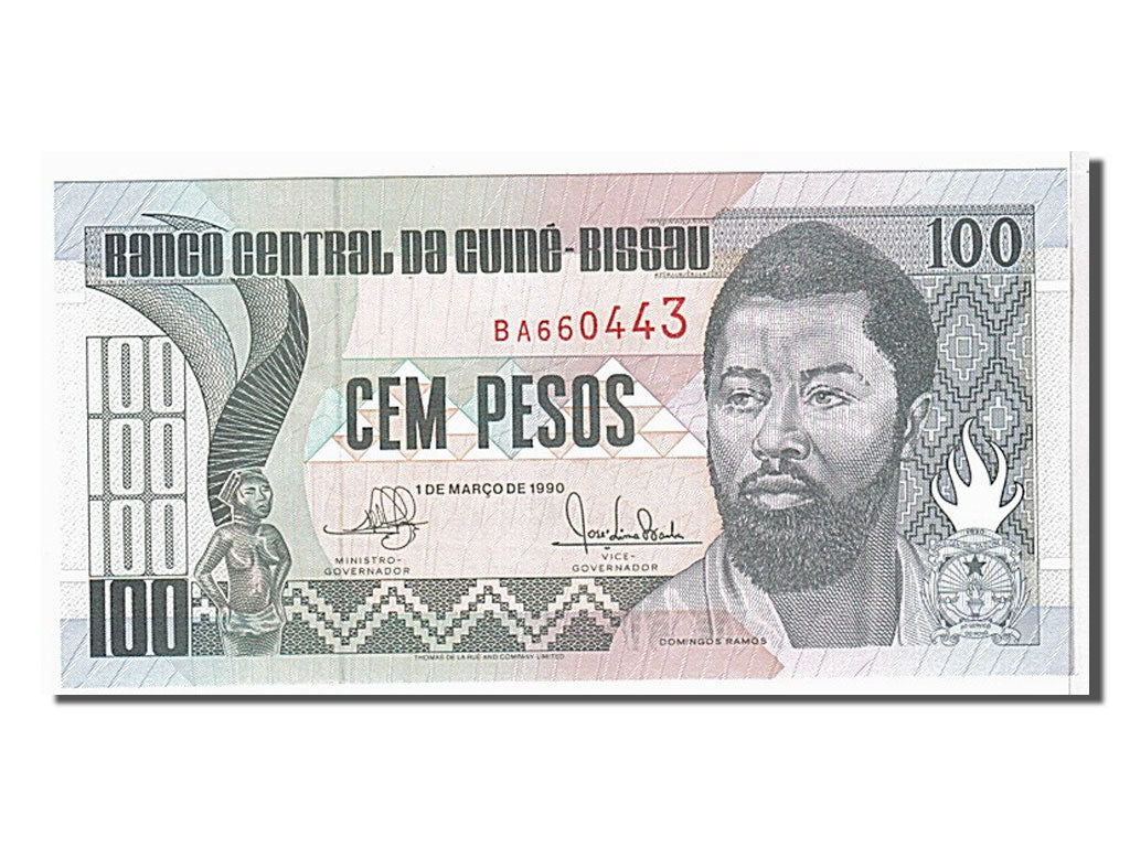 Banknote, Guinea-Bissau, 100 Pesos, 1990, KM:11, UNC(65-70)