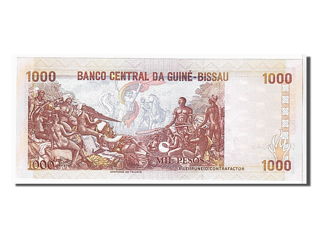 Banknote, Guinea-Bissau, 1000 Pesos, 1993, KM:13b, UNC(65-70)