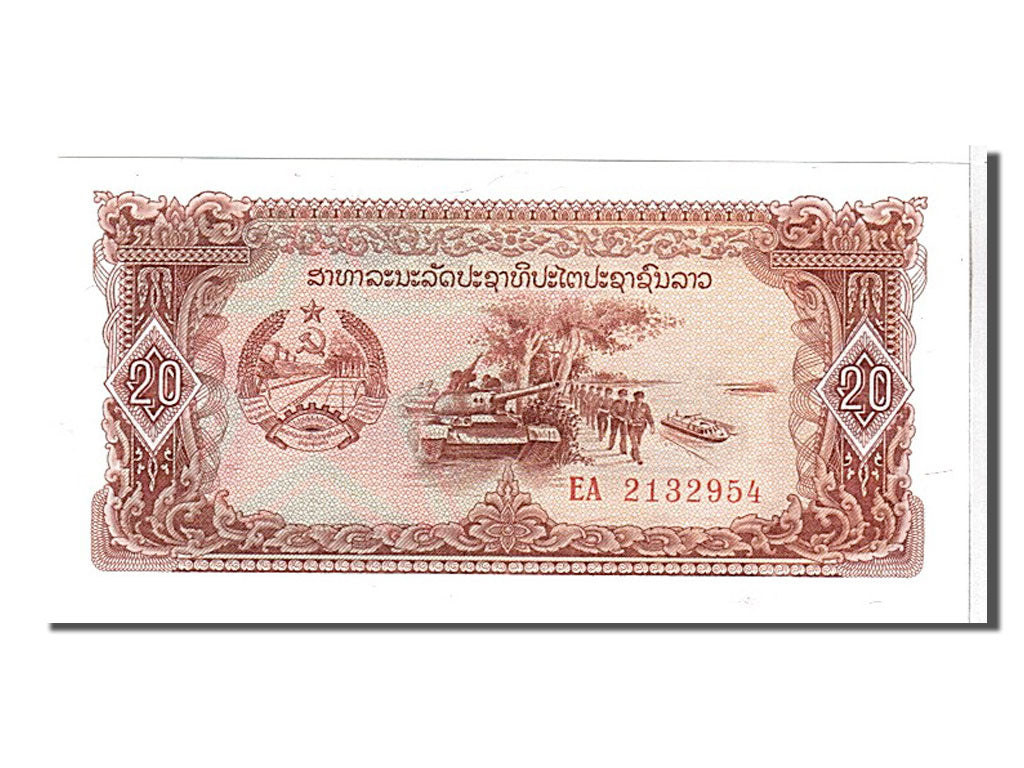 Geldschein, Lao, 20 Kip, 1979, KM:28a, UNZ