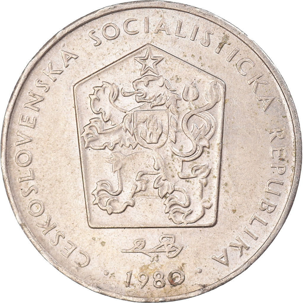 Munten, Tsjecho-Slowakije, 2 Koruny, 1980