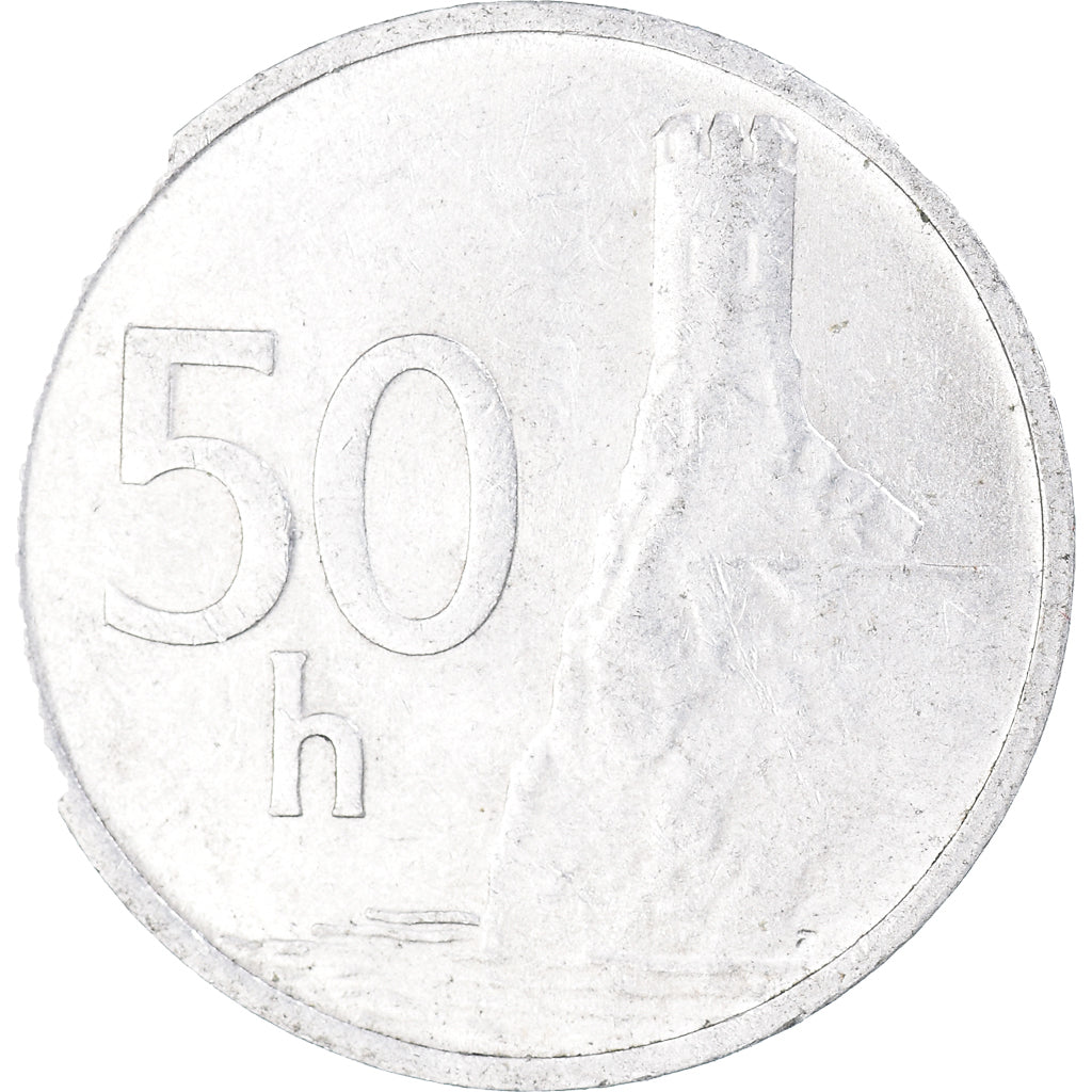 Monnaie, Slovaquie, 50 Halierov, 1993