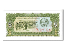 Banconote, Laos, 5 Kip, 1979, KM:26a, FDS