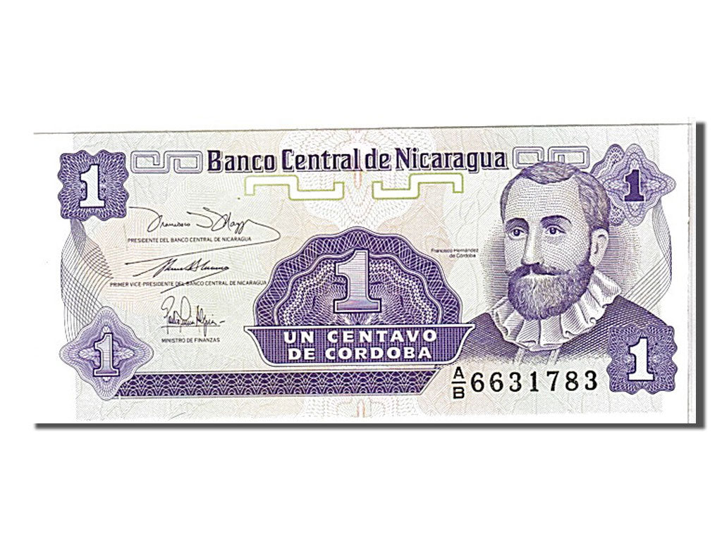 Banknote, Nicaragua, 1 Centavo, 1991, KM:167, UNC(65-70)