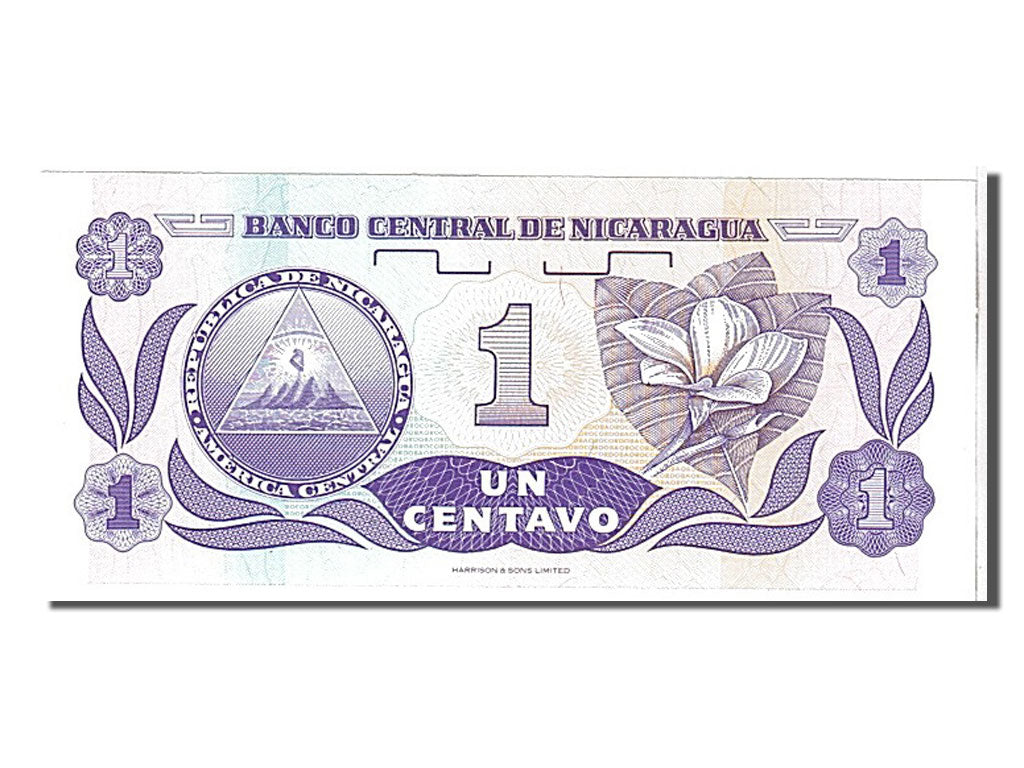 Banknote, Nicaragua, 1 Centavo, 1991, UNC(65-70)