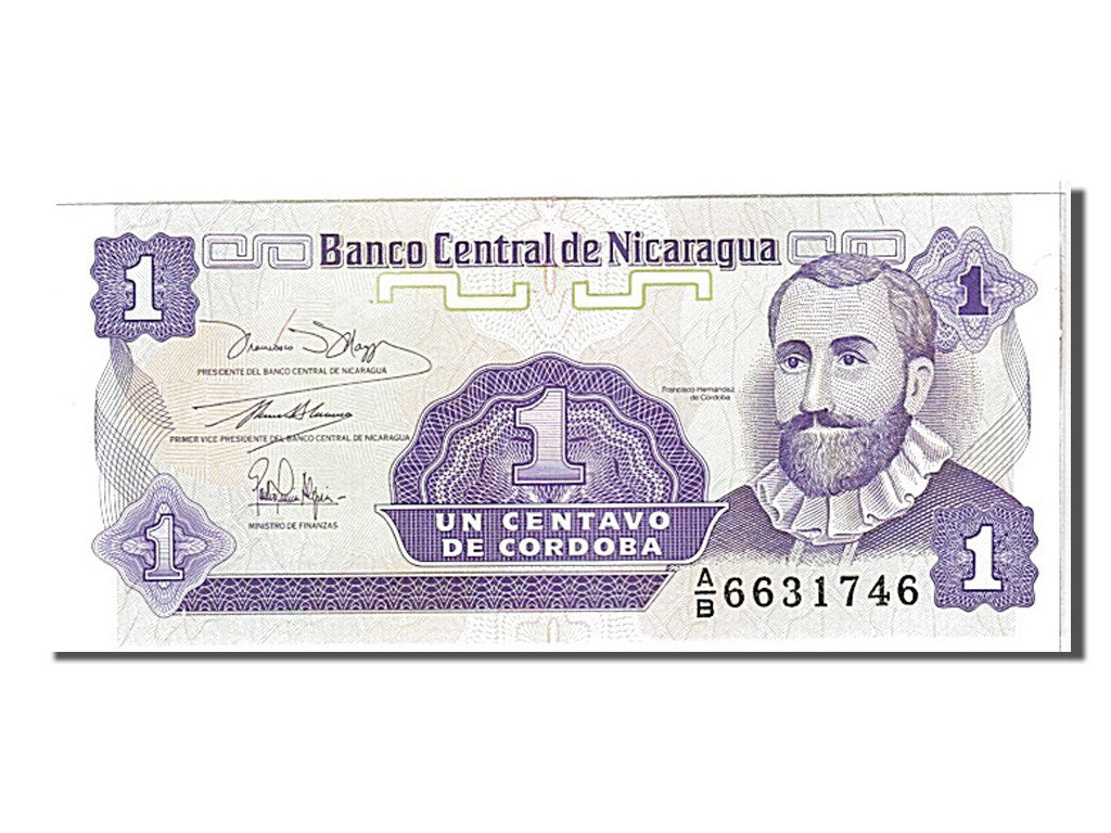 Banknote, Nicaragua, 1 Centavo, 1991, KM:167, UNC(65-70)
