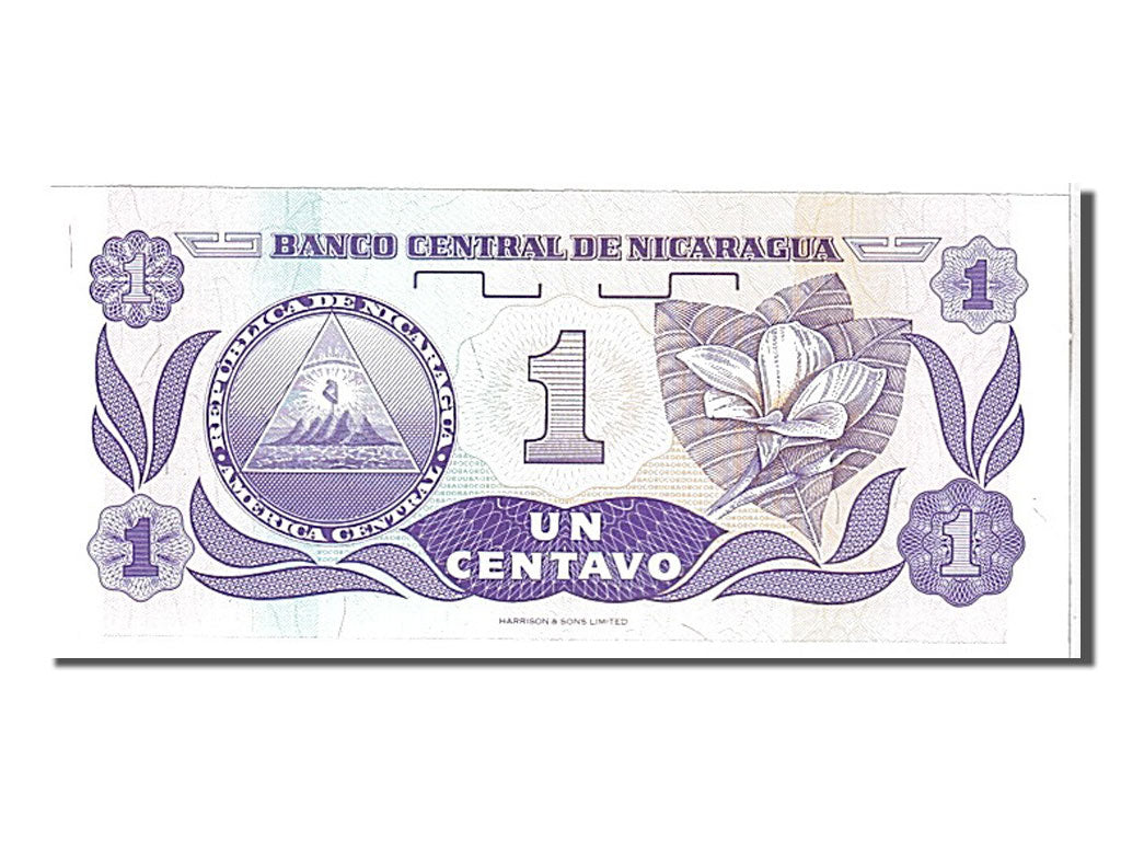 Banknote, Nicaragua, 1 Centavo, 1991, KM:167, UNC(65-70)