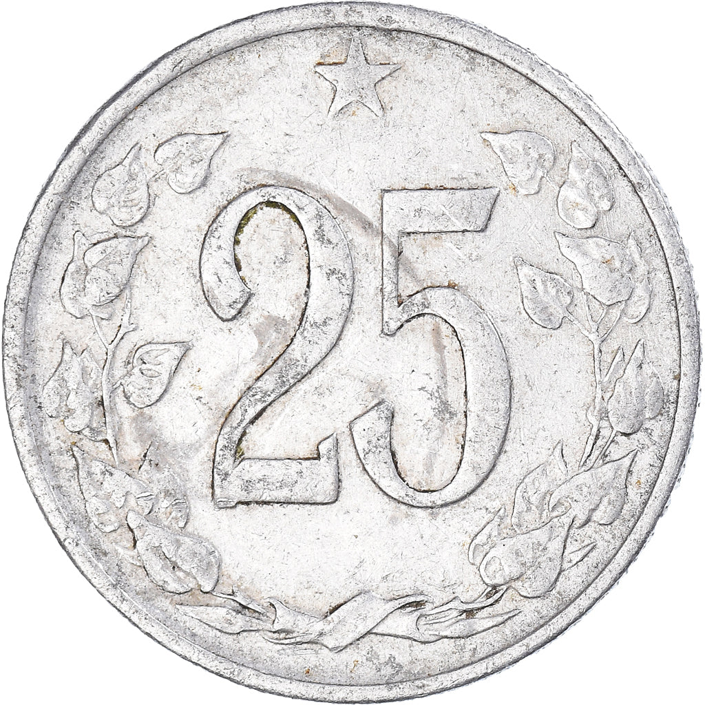 Münze, Tschechoslowakei, 25 Haleru, 1963