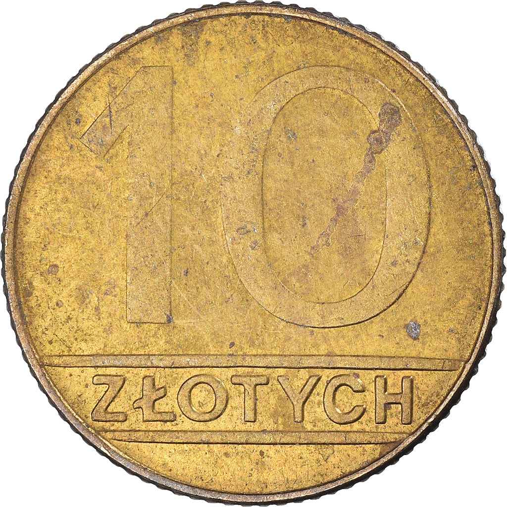 Moneta, Polska, 10 Zlotych, 1990