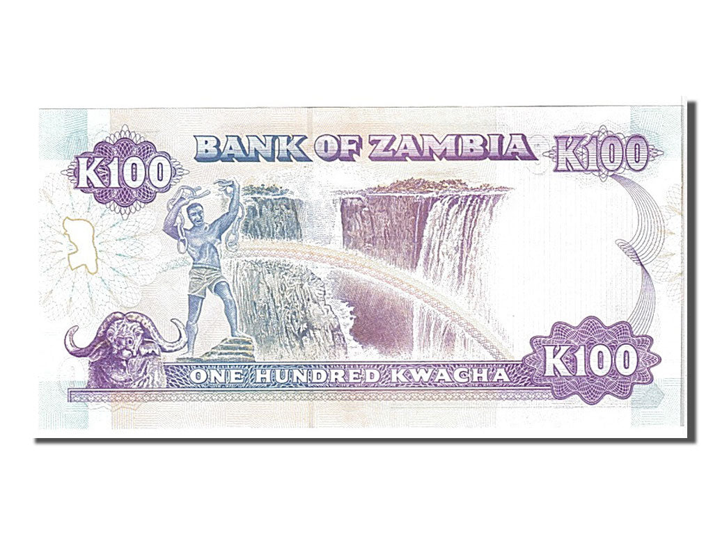 Banknote, Zambia, 100 Kwacha, 1991, KM:34a, UNC(65-70)
