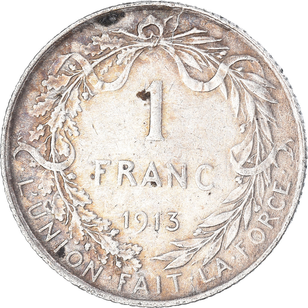 Moneda, Bélgica, Franc, 1913