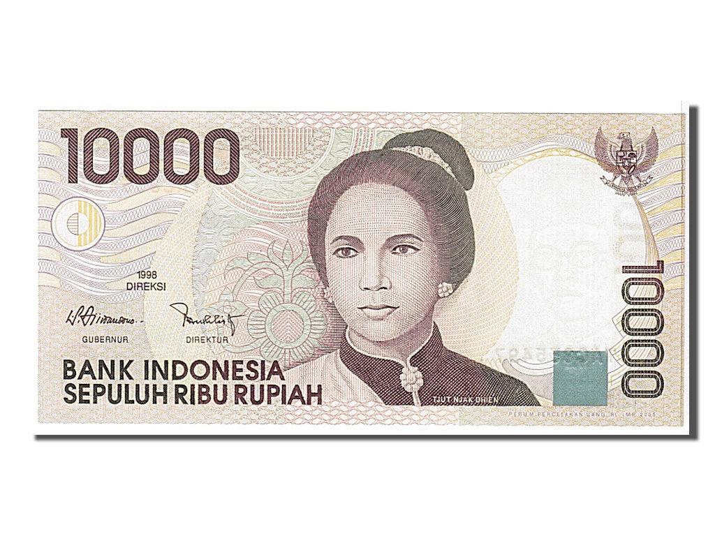 Banknote, Indonesia, 10,000 Rupiah, 1998, KM:137a, UNC(65-70)