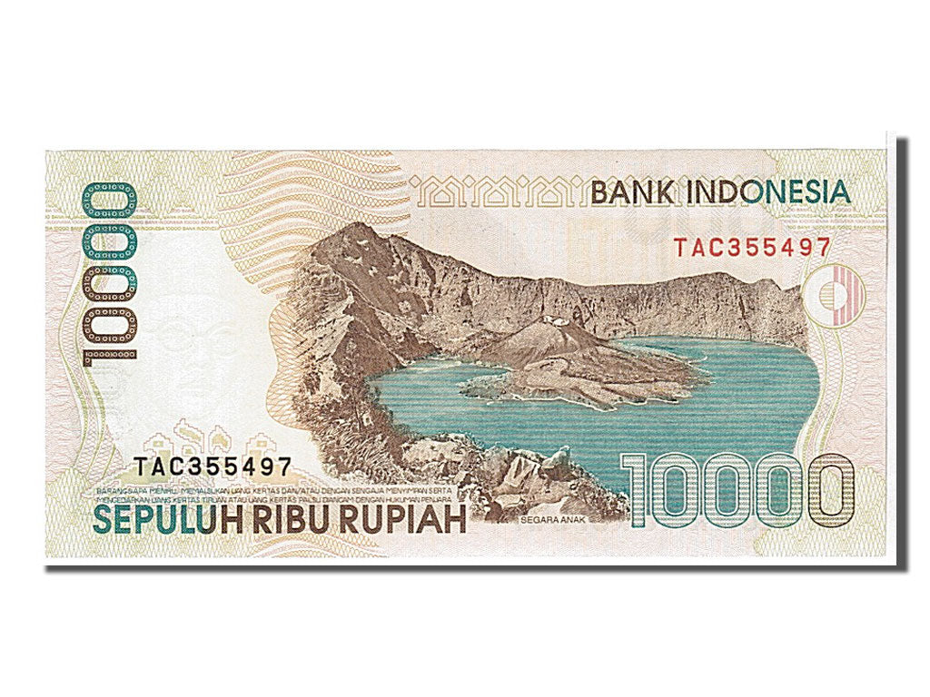 Banknote, Indonesia, 10,000 Rupiah, 1998, KM:137a, UNC(65-70)