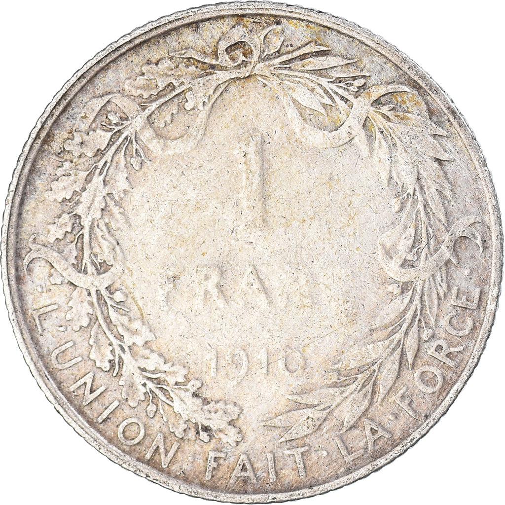 Munten, België, Franc, 1910