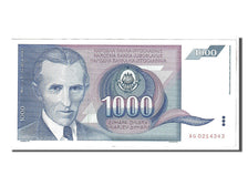 Banknote, Yugoslavia, 1000 Dinara, 1991, KM:110, AU(55-58)