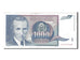 Banknote, Yugoslavia, 1000 Dinara, 1991, KM:110, AU(55-58)