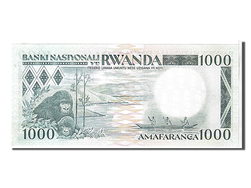 Banknot, Ruanda, 1000 Francs, 1988, 1988-01-01, KM:21a, UNC(65-70)