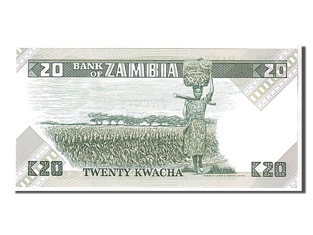 Banknote, Zambia, 20 Kwacha, KM:27e, UNC(65-70)