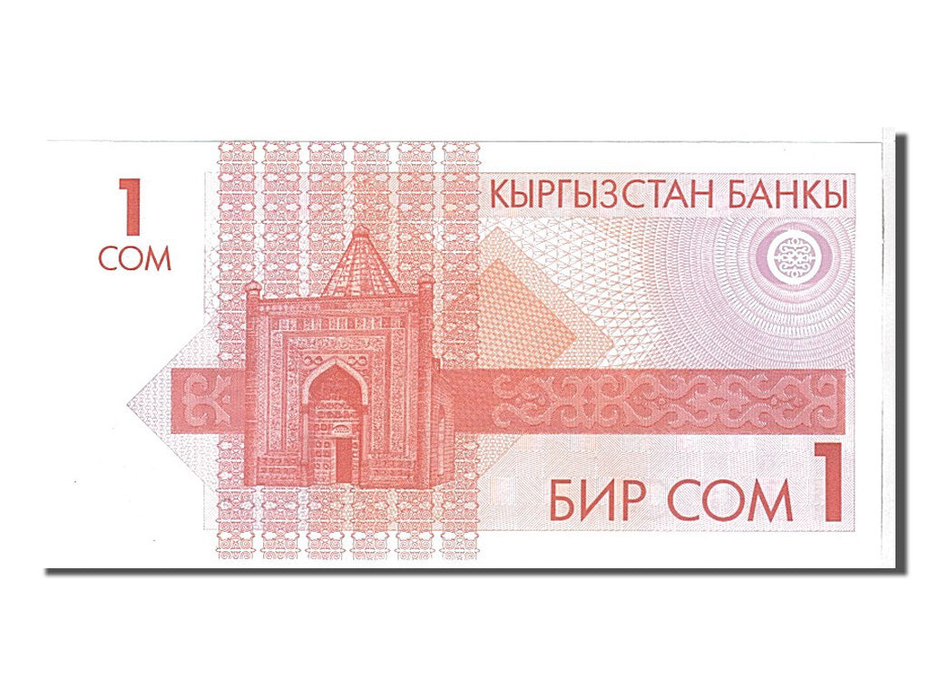 Banknote, KYRGYZSTAN, 1 Som, 1993, UNC(65-70)
