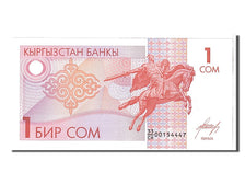 Banknote, KYRGYZSTAN, 1 Som, 1993, KM:4, UNC(65-70)