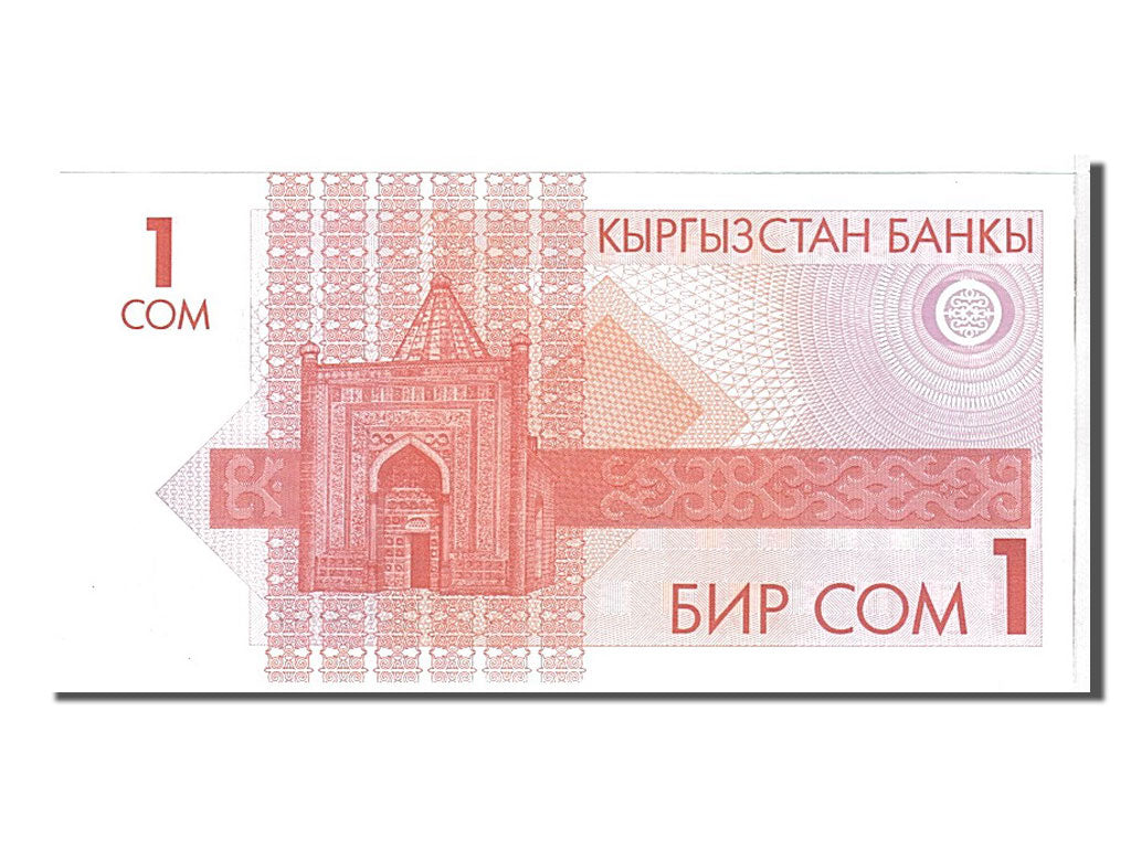 Banknote, KYRGYZSTAN, 1 Som, 1993, KM:4, UNC(65-70)