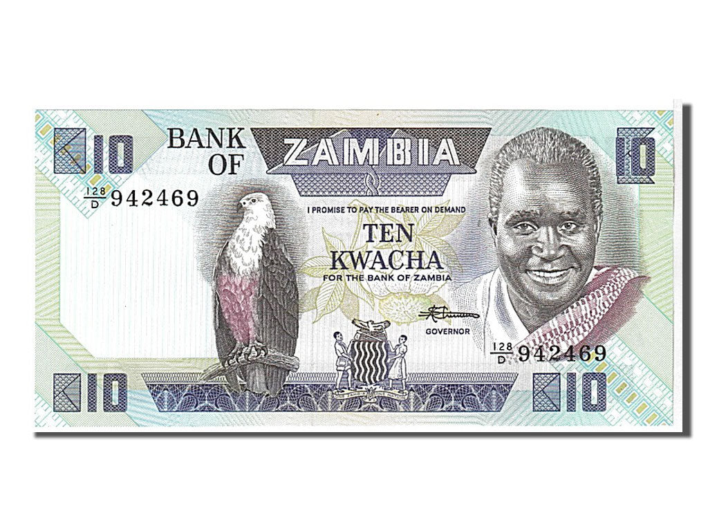 Banknote, Zambia, 10 Kwacha, 1980, UNC(65-70)