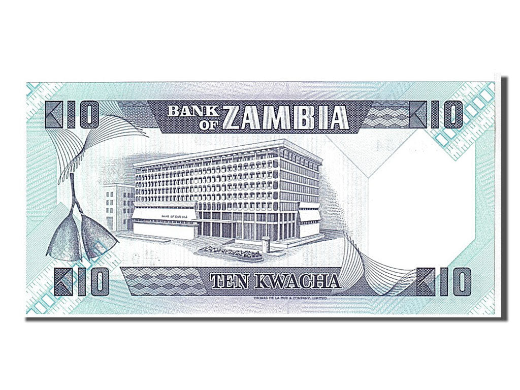 Banknote, Zambia, 10 Kwacha, 1980, KM:26e, UNC(65-70)