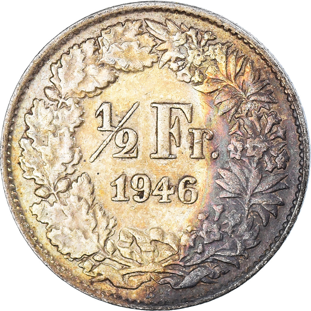 Moneta, Szwajcaria, 1/2 Franc, 1946