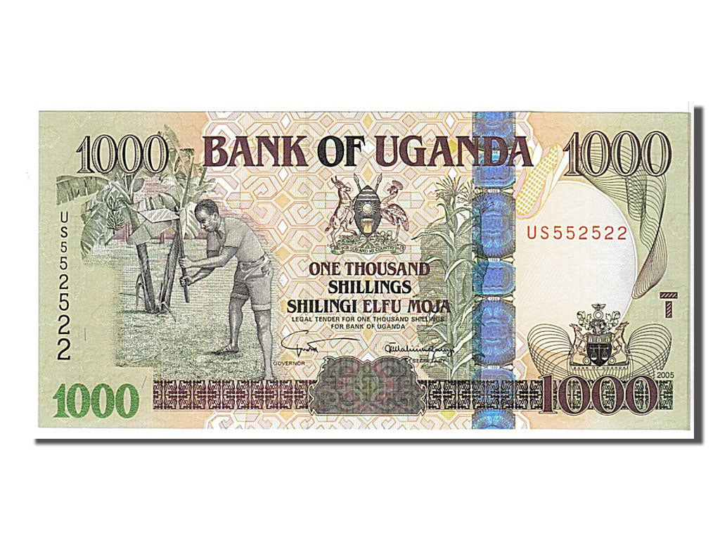 Billet, Uganda, 1000 Shillings, 2005, NEUF