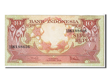 Banknote, Indonesia, 10 Rupiah, 1959, KM:66, UNC(63)