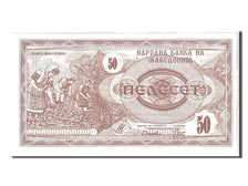 Banknot, Macedonia, 50 (Denar), 1992, KM:3a, UNC(65-70)