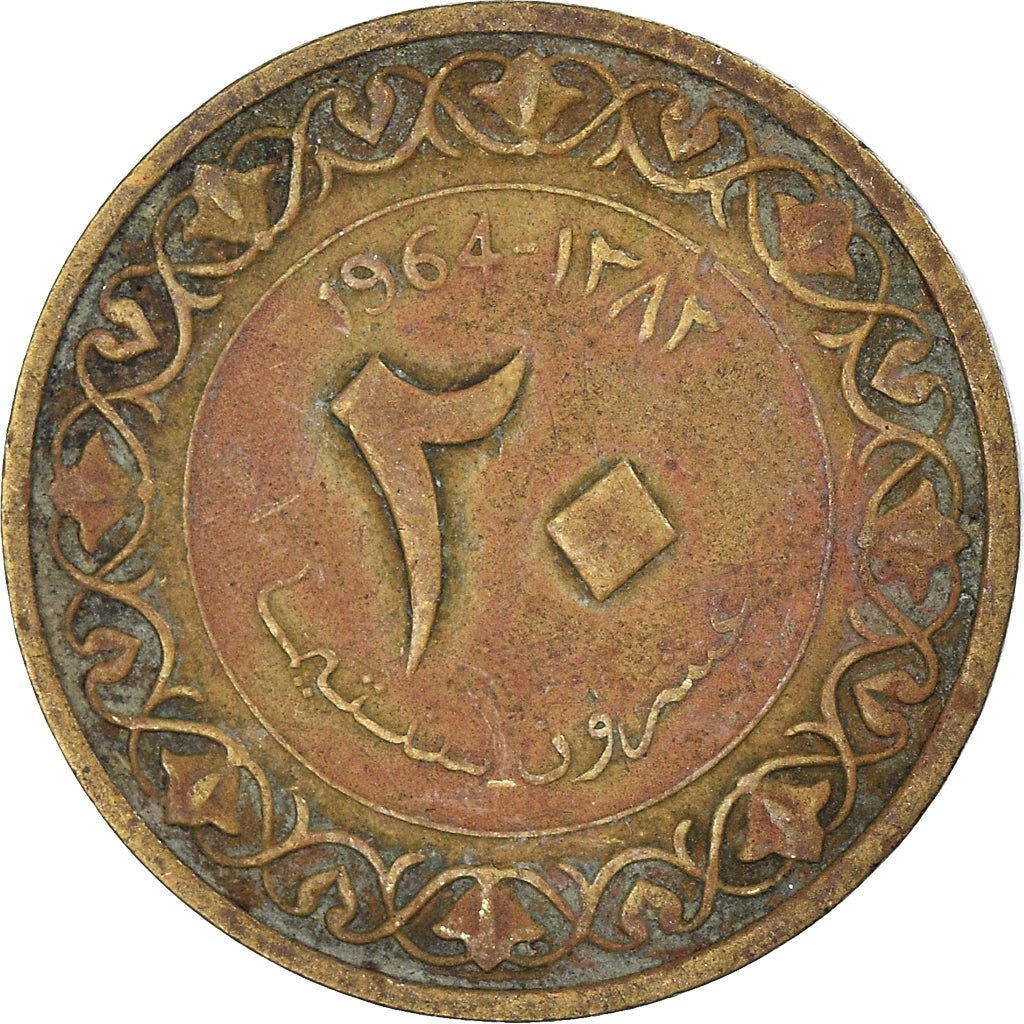 Munten, Algerije, 20 Centimes, 1964