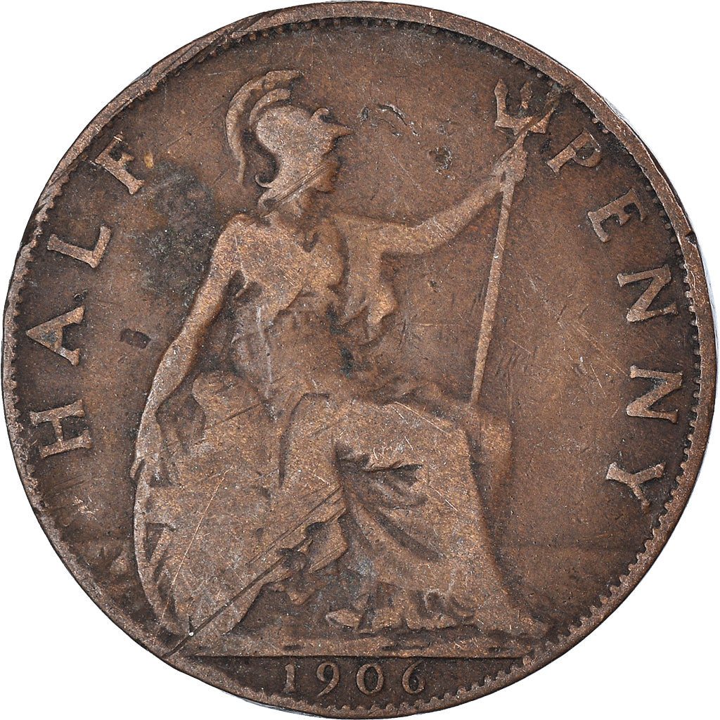 Moneta, Gran Bretagna, 1/2 Penny, 1906